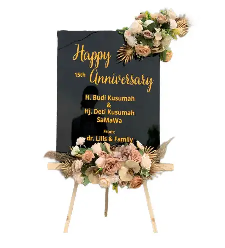 Papan Bunga Akrilik Karang Pucung